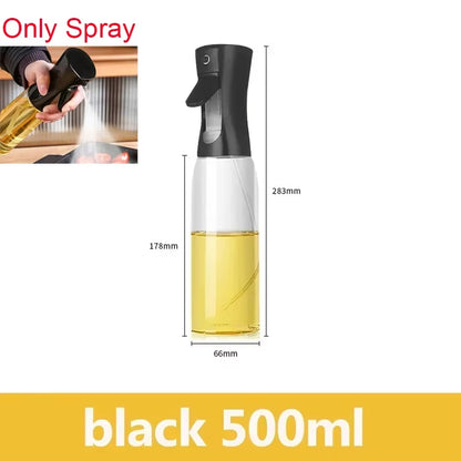 Oil Sprayer Kitchen Oils Spray Bottle 2 in 1 Home Kitchen Air Fryer Spray Camping BBQ Cooking Oil Sprayer Plastic Oil Bottle