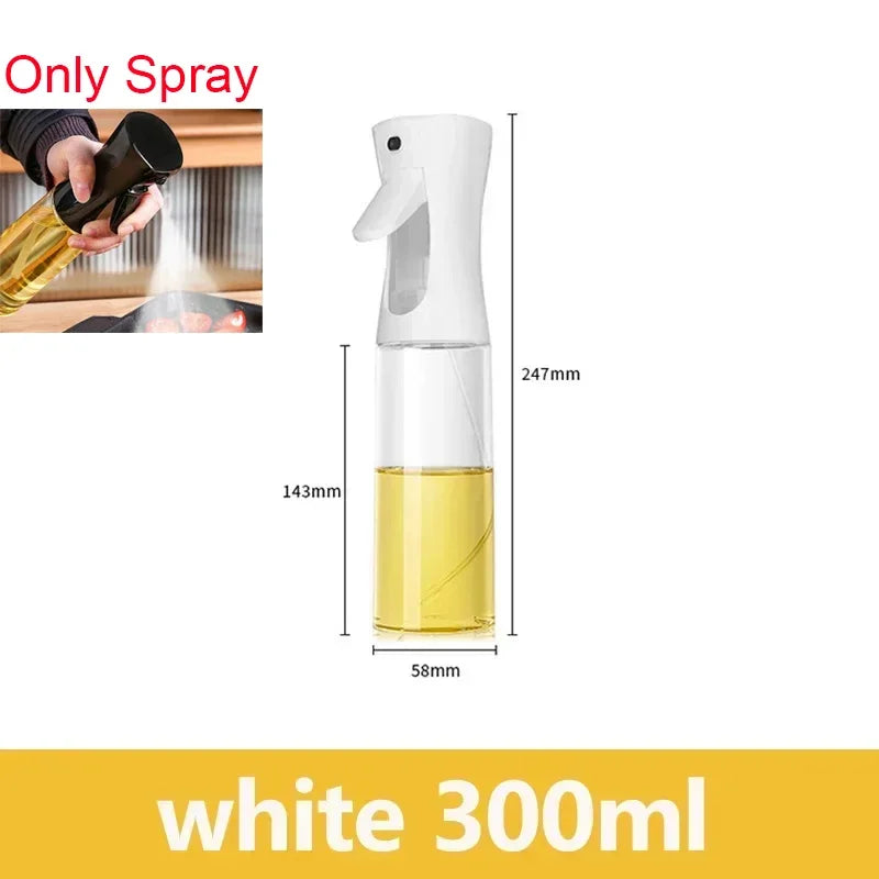 Oil Sprayer Kitchen Oils Spray Bottle 2 in 1 Home Kitchen Air Fryer Spray Camping BBQ Cooking Oil Sprayer Plastic Oil Bottle
