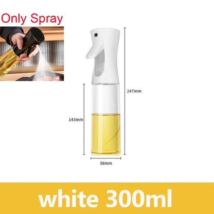 Oil Sprayer Kitchen Oils Spray Bottle 2 in 1 Home Kitchen Air Fryer Spray Camping BBQ Cooking Oil Sprayer Plastic Oil Bottle
