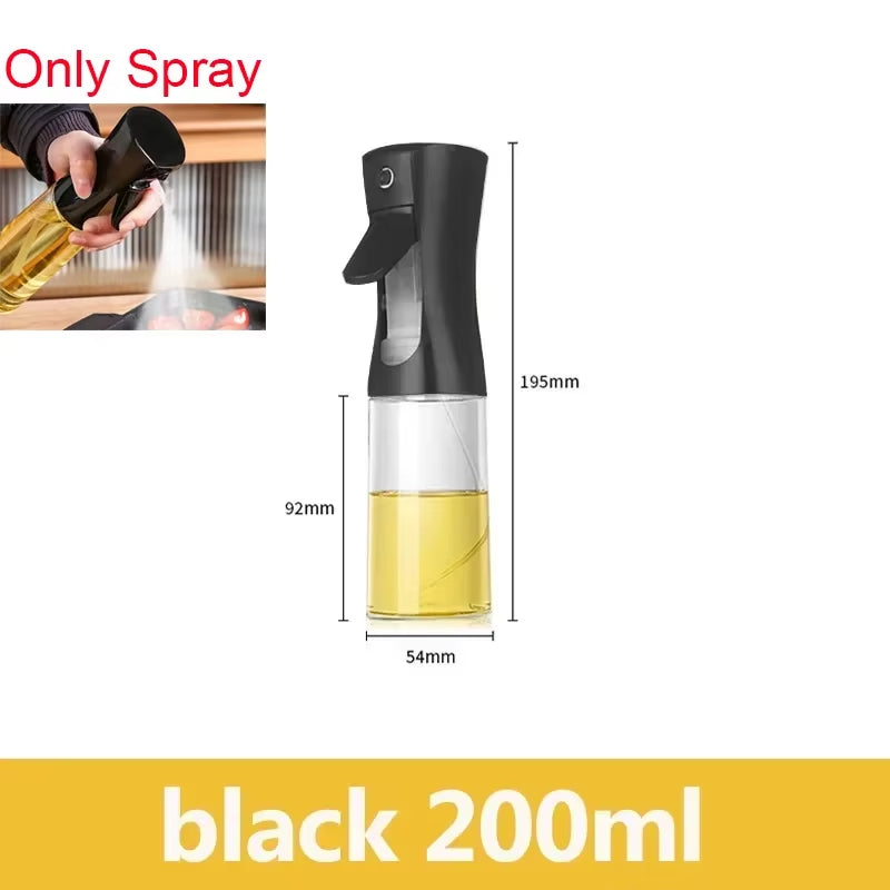 Oil Sprayer Kitchen Oils Spray Bottle 2 in 1 Home Kitchen Air Fryer Spray Camping BBQ Cooking Oil Sprayer Plastic Oil Bottle