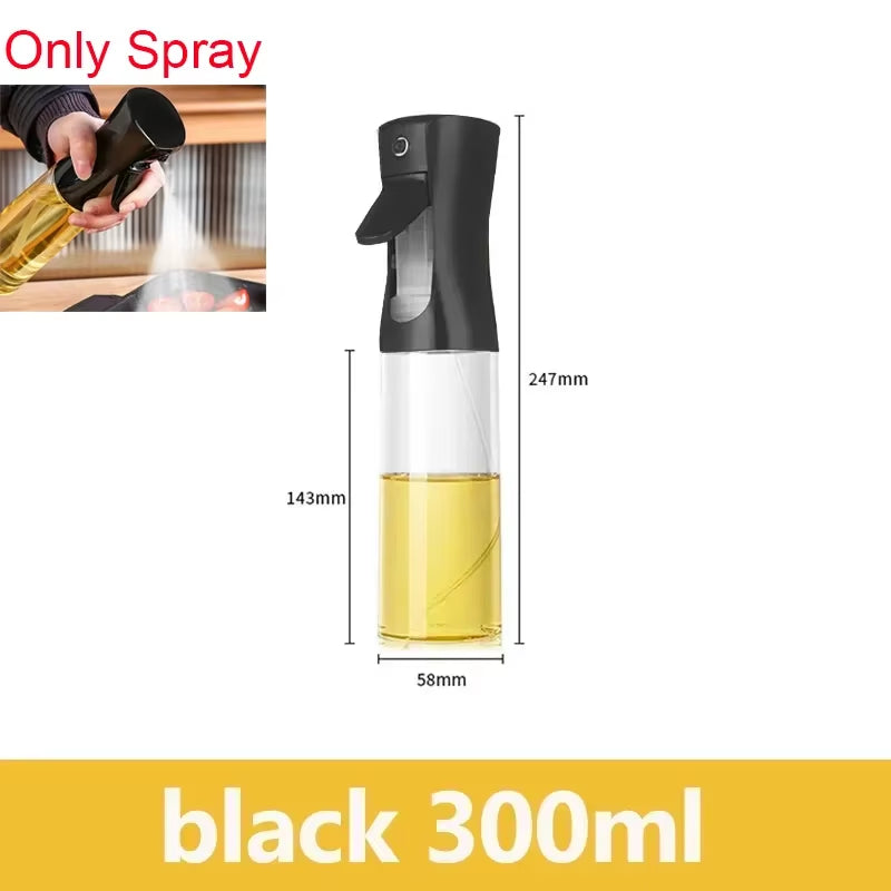 Oil Sprayer Kitchen Oils Spray Bottle 2 in 1 Home Kitchen Air Fryer Spray Camping BBQ Cooking Oil Sprayer Plastic Oil Bottle