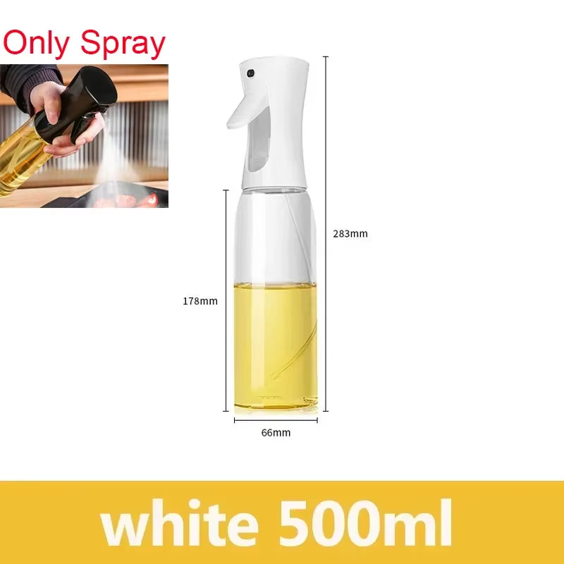 Oil Sprayer Kitchen Oils Spray Bottle 2 in 1 Home Kitchen Air Fryer Spray Camping BBQ Cooking Oil Sprayer Plastic Oil Bottle